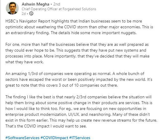CXO Personal Branding Example